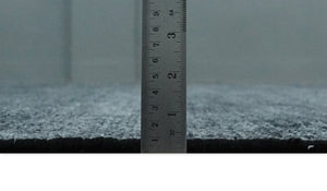 8x10 Charcoal and Silver Blended Hand knotted Bamboo Silk Area Rug