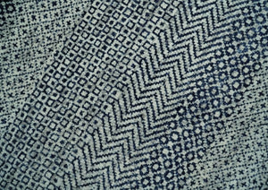 8x10 Hand Knotted Modern Geometric Trellis Scandinavian Blue, Ivory and Silver Wool Area Rug | TRDCP938810