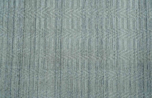 8x10 Hand Made Solid Silver, Gray and Brown Scandinavian Blended Wool Flatwoven Area Rug | KE12