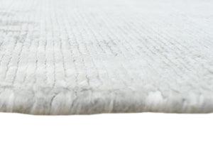 8x10 Rug, Abstract Blue and Gray Rug made with Viscose Art Silk, Living, Dinning and Bedroom Rug | TRD0090AR810