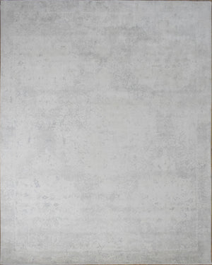 8x10 Rug, Abstract Ivory Rug made with Viscose Art Silk, Living, Dinning and Bedroom Rug | TRD005QT810