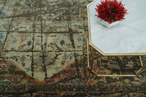 8x10 Rug | Modern Heriz Serapi Handmade Wool Area Rug | TRD1684810