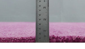 8x10 Solid Purple Woolen Hand Tufted wool area Rug