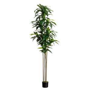 9’ Artificial Dracaena Tree with Real Touch Leaves