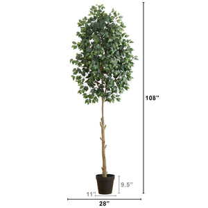 9’ Artificial Ficus Tree