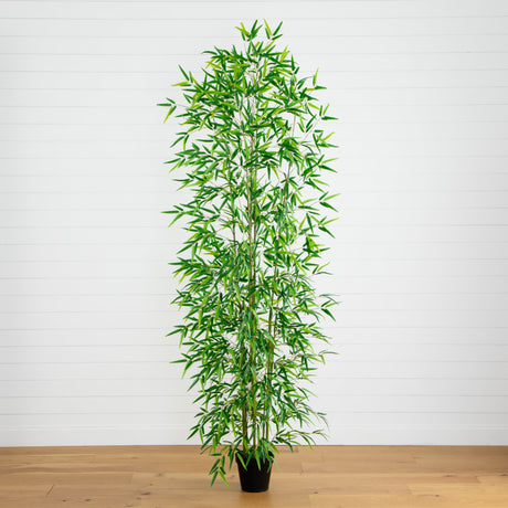 9’ Artificial Green Bamboo Tree