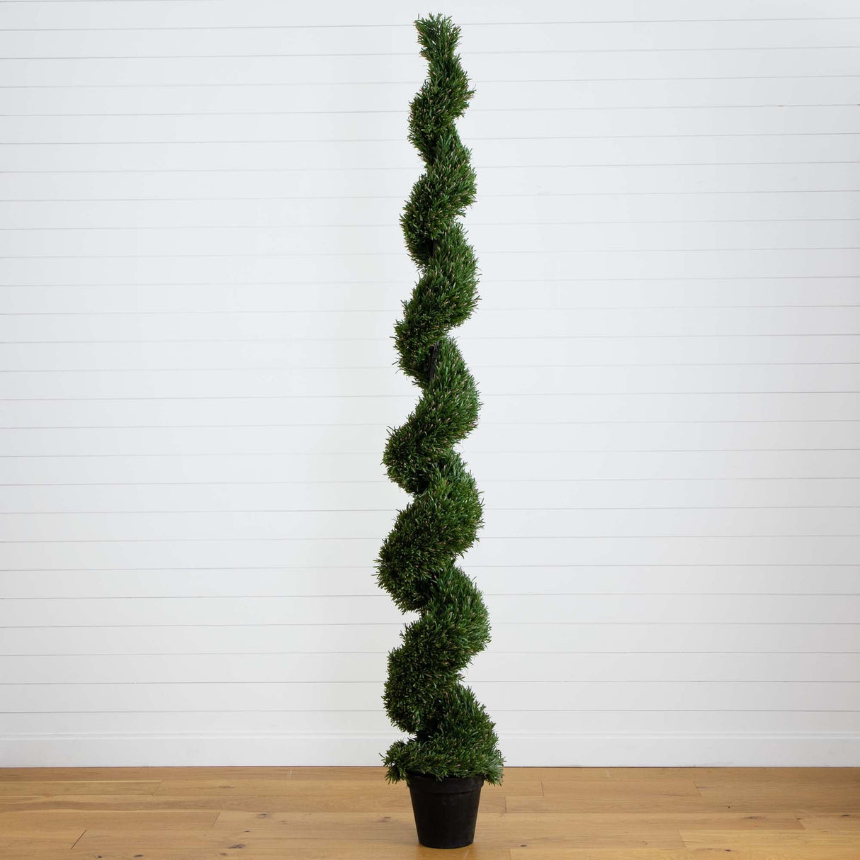 9' UV Resistant Artificial Rosemary Spiral Topiary Tree (Indoor/Outdoor)