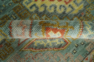 9x12 Hand Knotted Gray, Silver and Beige Oriental Traditional Wool Area Rug, Living Room and Bedroom Rug