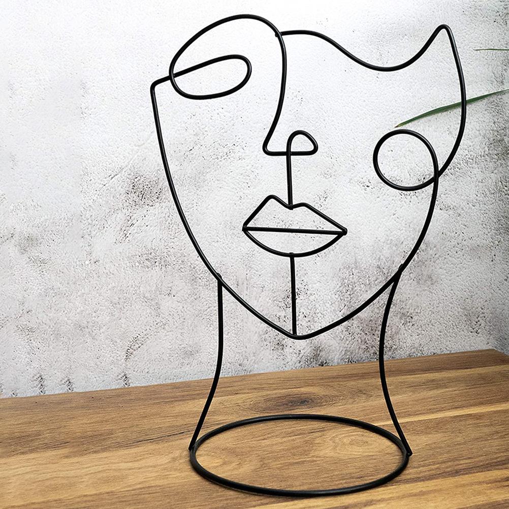 Abstract Face Sculpture