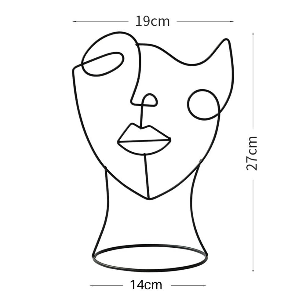 Abstract Face Sculpture