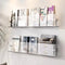 Acrylic Wall-Mounted Magazine Shelf