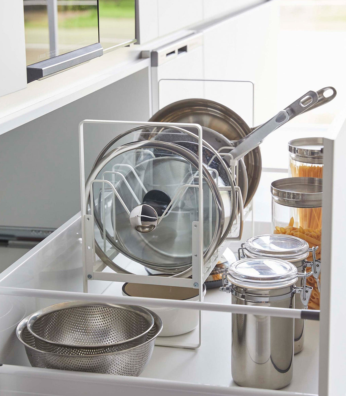 Adjustable Pots and Pans Organizer - Steel