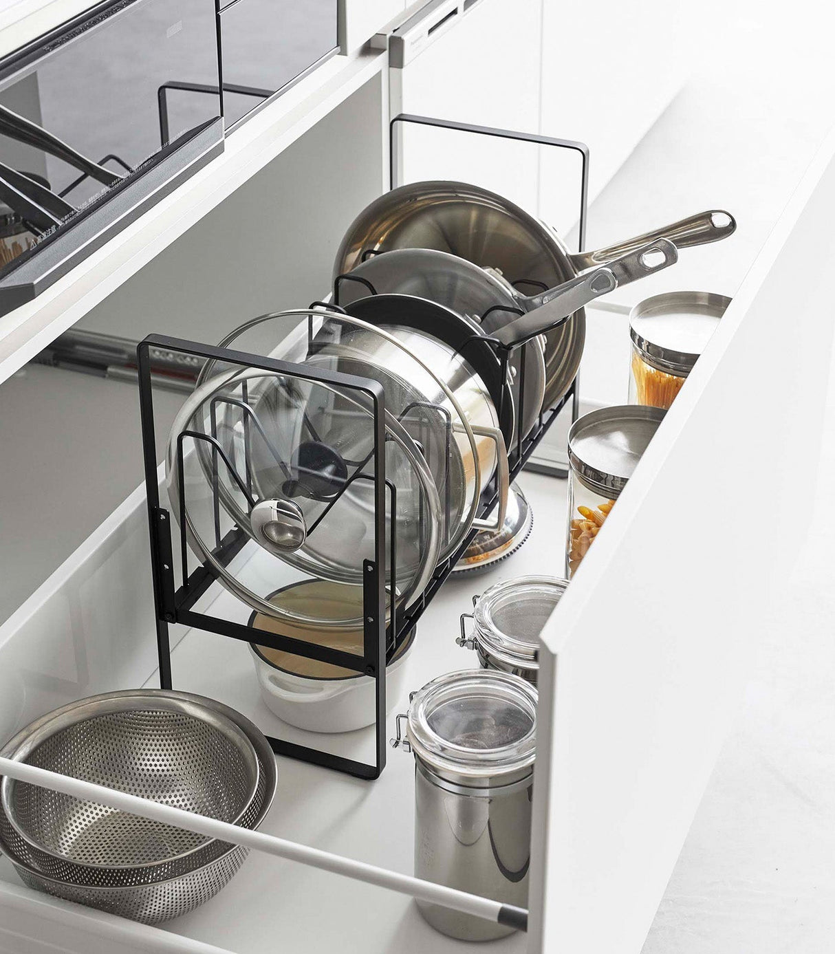 Adjustable Pots and Pans Organizer - Steel