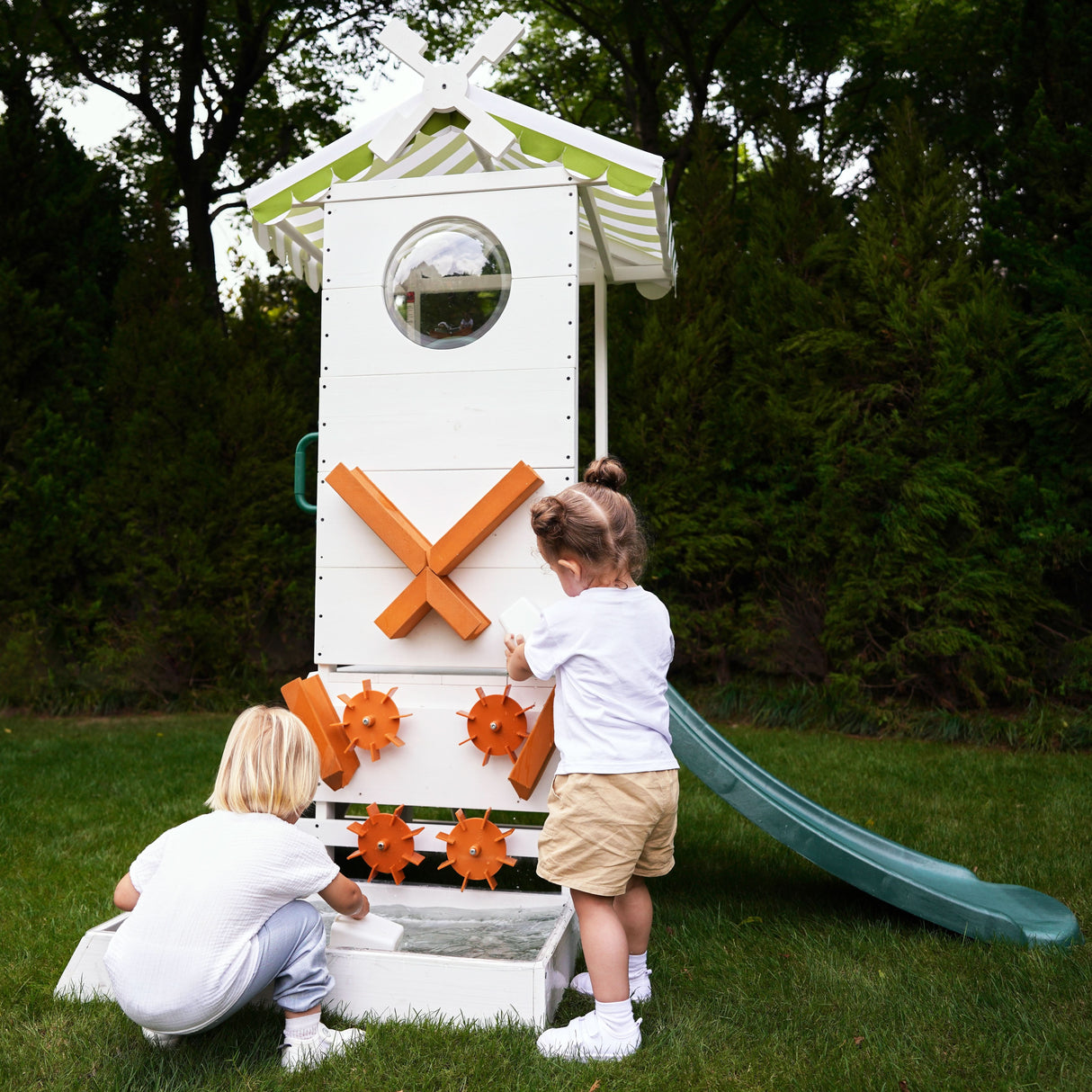 Aloe Outdoor Mini Playset for Toddlers – Water Slide & Backyard Fun