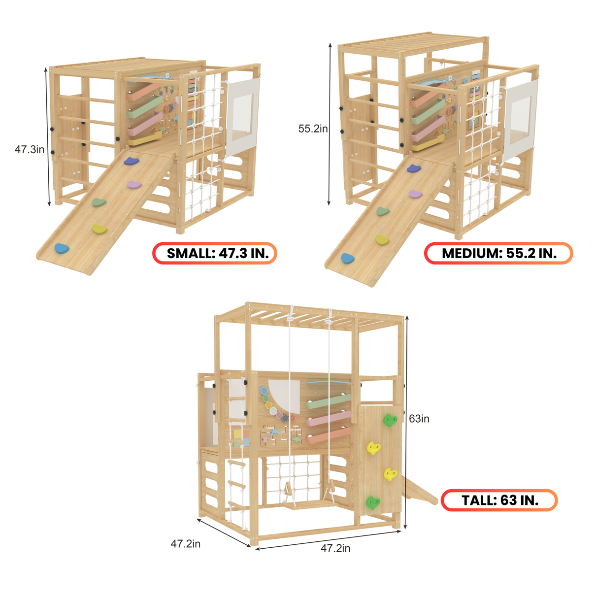 Alpine Adventure Indoor Play Gym – Climber, Slide & Kids Activity Set