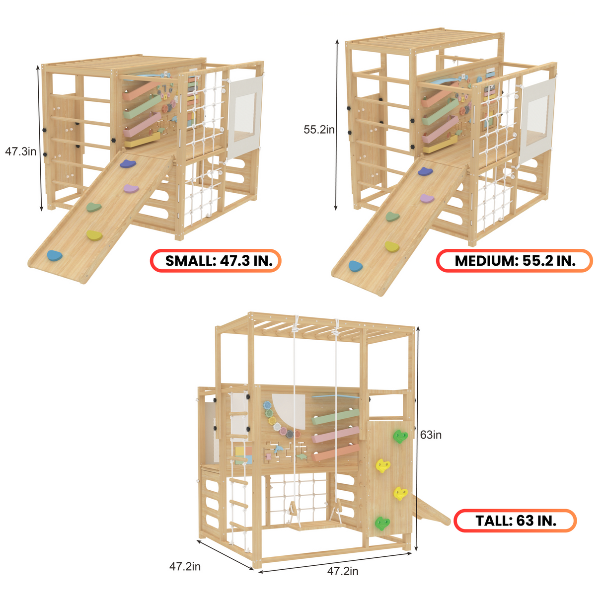 Alpine Adventure Indoor Play Gym – Climber, Slide & Kids Activity Set