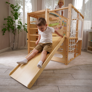 Alpine Adventure Indoor Play Gym – Climber, Slide & Kids Activity Set