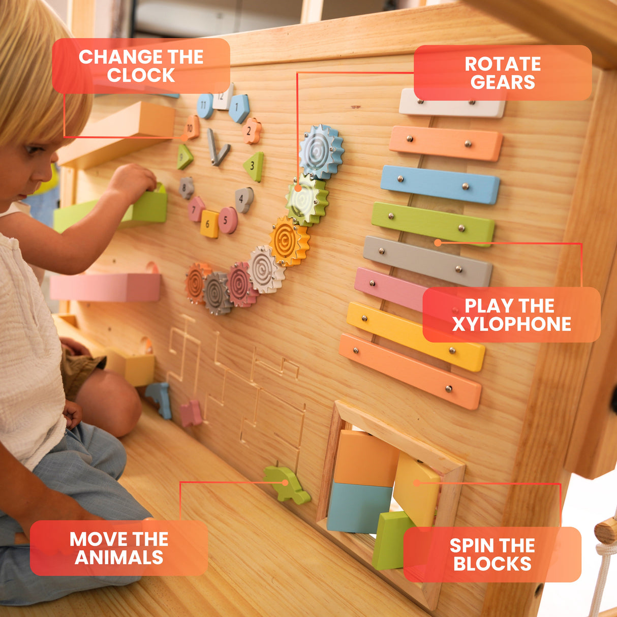 Alpine Adventure Indoor Play Gym – Climber, Slide & Kids Activity Set