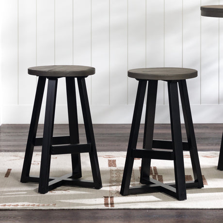 Amaris Wood Bar Stool, Set of 2