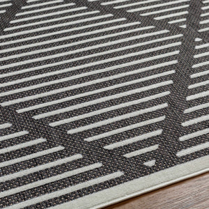 Anah Black Durable Rug