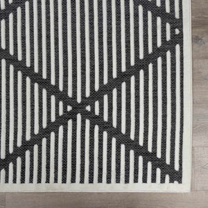 Anah Black Durable Rug