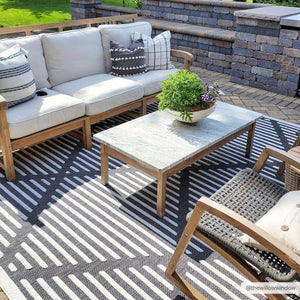 Anah Black Durable Rug