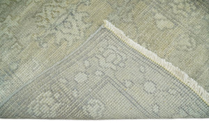 Antique Persian 2x3 Beige and Gray Hand Knotted Entryway Wool Area Rug | TRD2954723