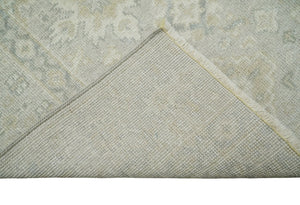 Antique Persian 2x3 Beige and Gray Hand Knotted Entryway Wool Area Rug | TRD3304823
