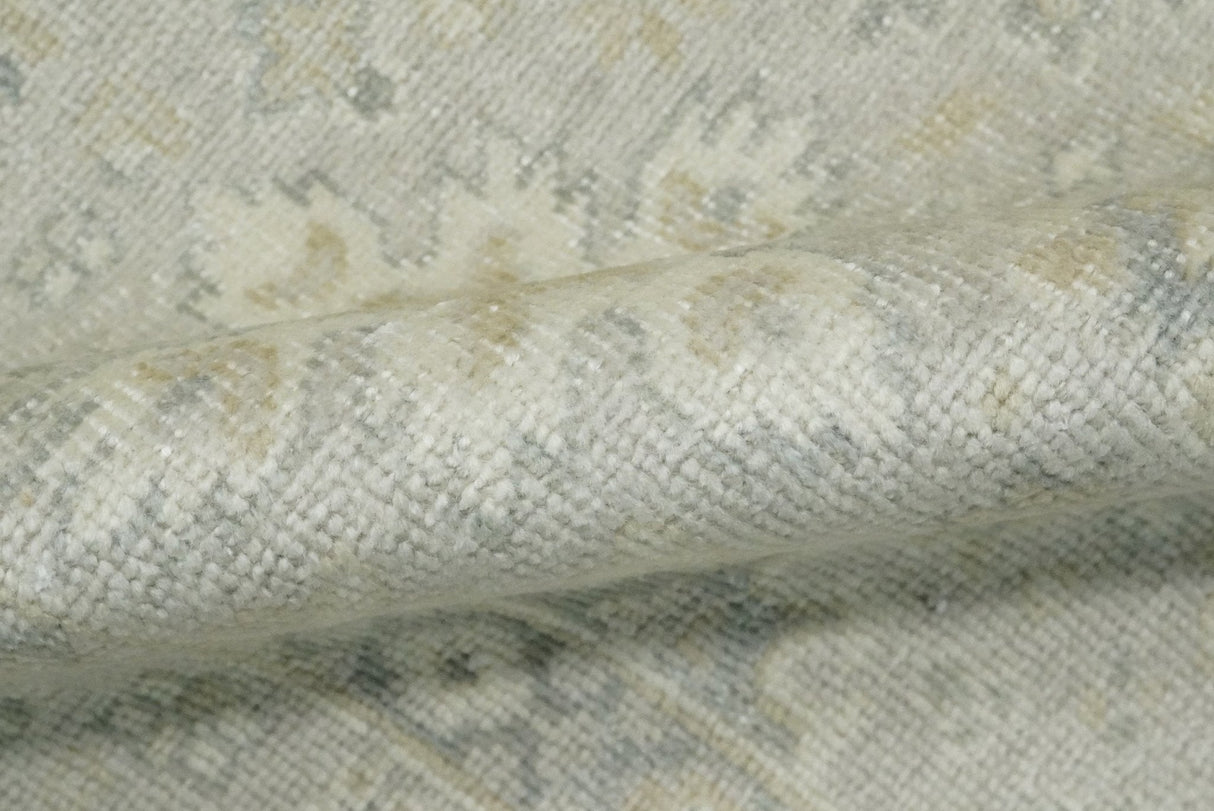 Antique Persian 2x3 Beige and Gray Hand Knotted Entryway Wool Area Rug | TRD3304823