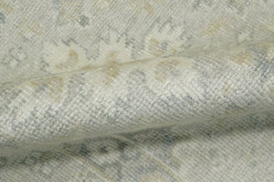 Antique Persian 2x3 Beige and Gray Hand Knotted Entryway Wool Area Rug | TRD3304823