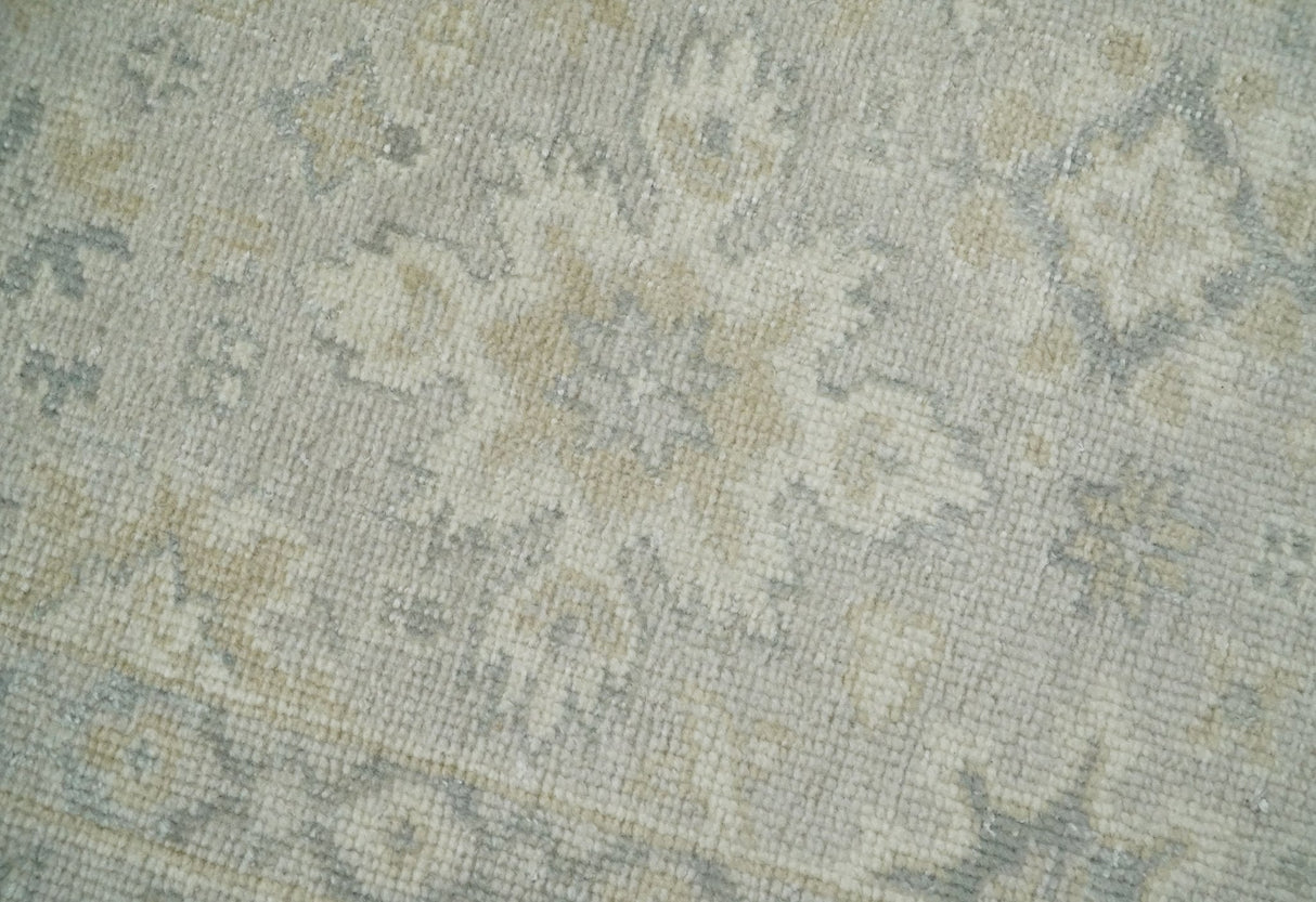 Antique Persian 2x3 Beige and Gray Hand Knotted Entryway Wool Area Rug | TRD3304823