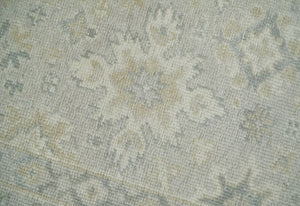 Antique Persian 2x3 Beige and Gray Hand Knotted Entryway Wool Area Rug | TRD3304823