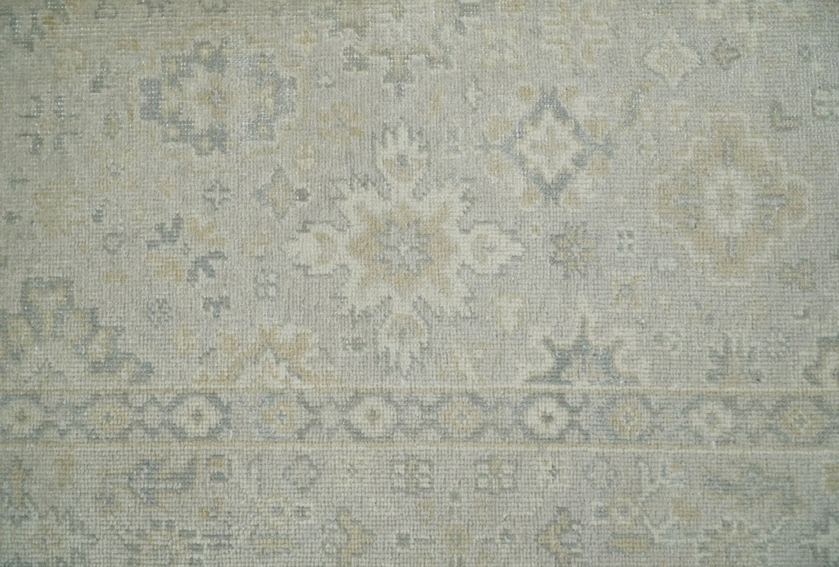 Antique Persian 2x3 Beige and Gray Hand Knotted Entryway Wool Area Rug | TRD3304823