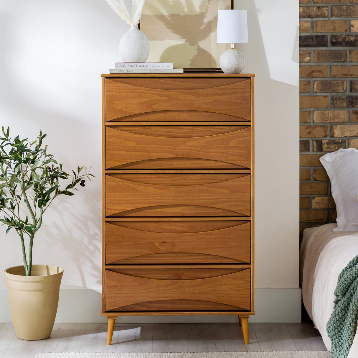 Arlo Solid Wood Mid-Century Modern Chest