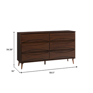 Arlo Solid Wood Mid-Century Modern Dresser