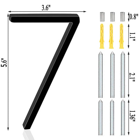 Atkins Exterior House Numbers