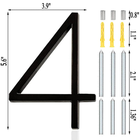 Atkins Exterior House Numbers