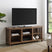 Atoka Slatted Side Wood Console TV Stand