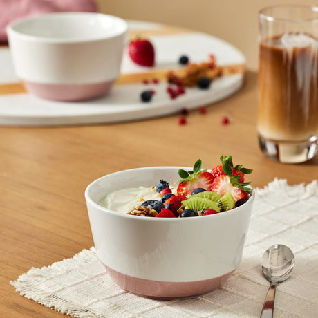 Austin 28-ounce Porcelain Soup Salad Bowl, Set of 4