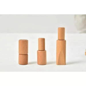 Avenlur 7-in-1 Wooden Kids Makeup Kit – Pretend Play Beauty Set for Toddlers & Girls