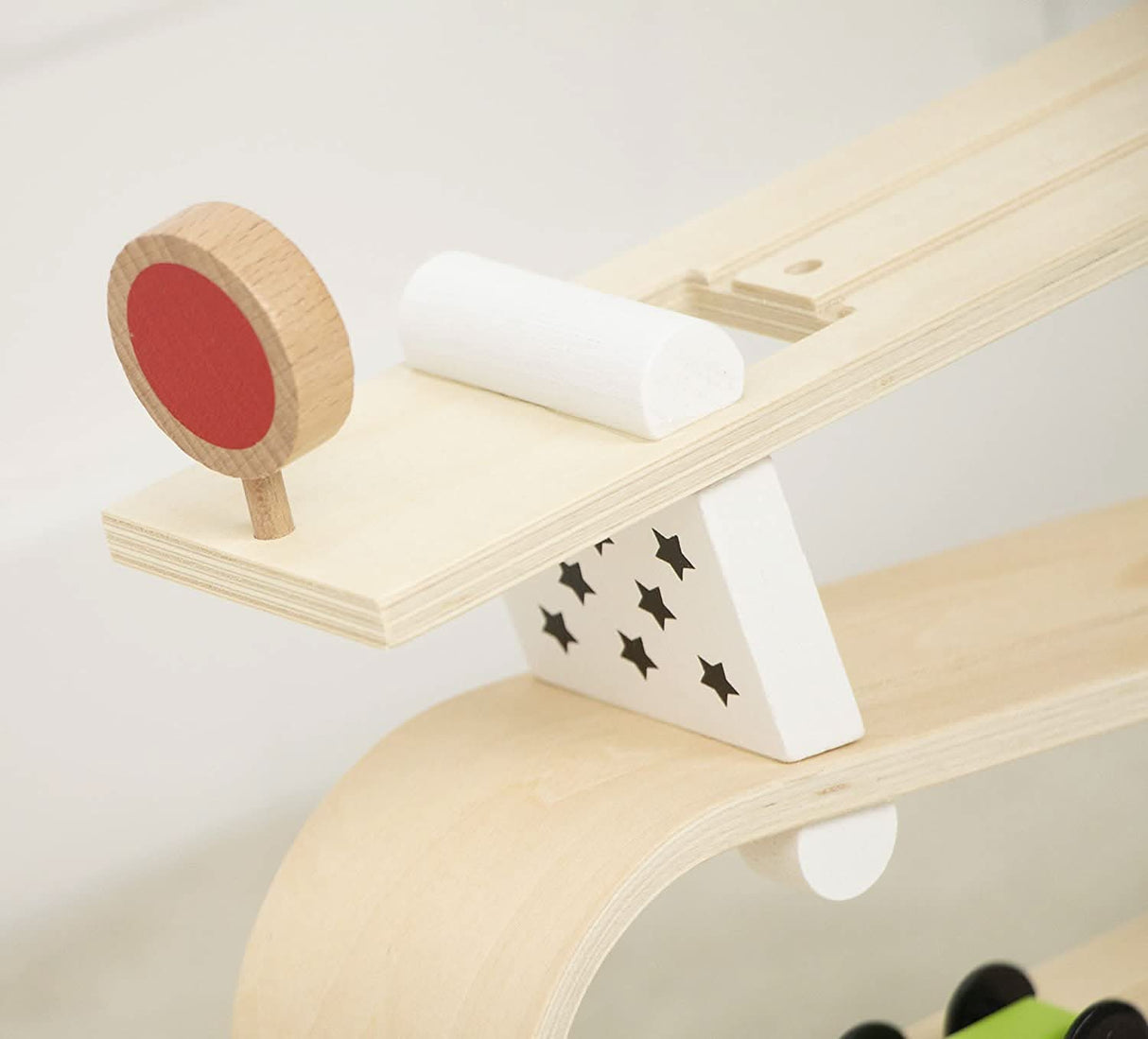 Avenlur Wooden Car Ramp Racer | Montessori Rolling Track Toy for Toddlers