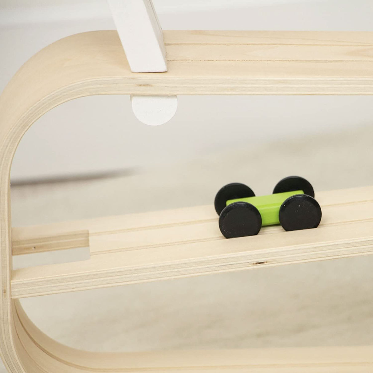 Avenlur Wooden Car Ramp Racer | Montessori Rolling Track Toy for Toddlers
