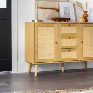 Avery Boho Rattan Buffet Sideboard