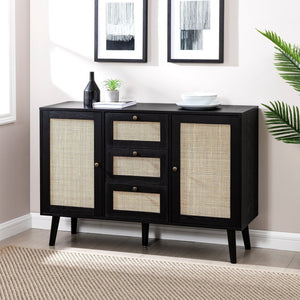 Avery Boho Rattan Buffet Sideboard