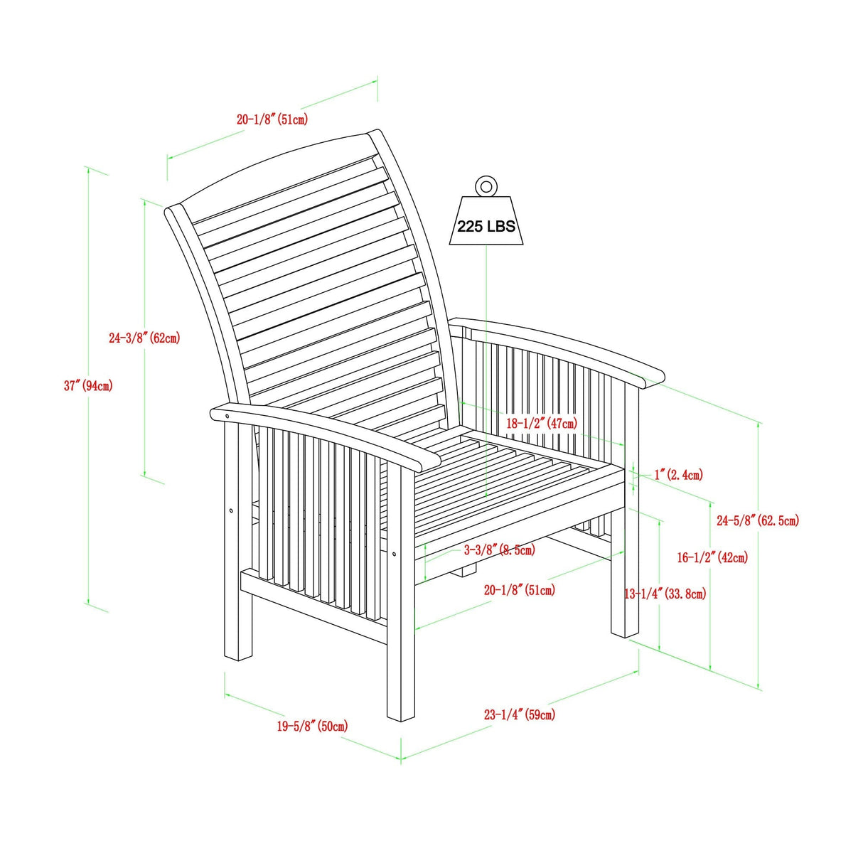 Azura Outdoor Patio 4-Piece Dining Set