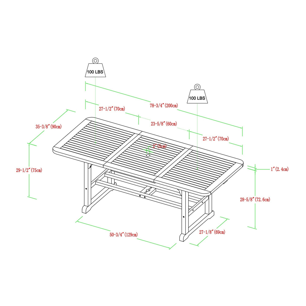 Azura Outdoor Patio 4-Piece Dining Set