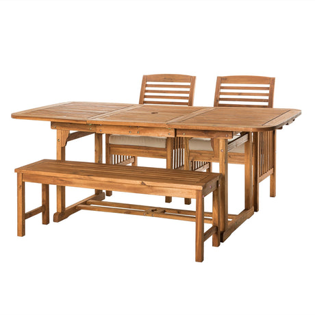 Azura Outdoor Patio 4-Piece Dining Set