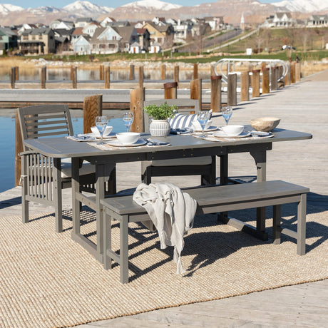 Azura Outdoor Patio 4-Piece Dining Set