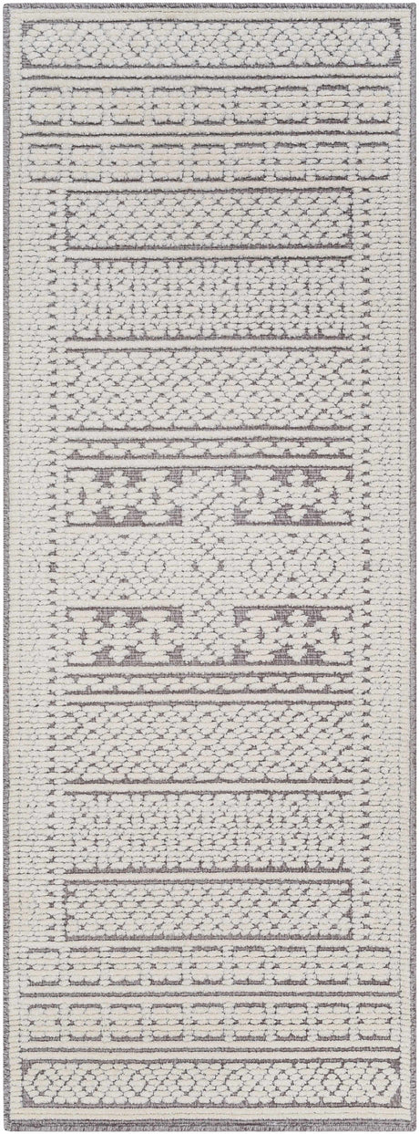 Bahar Cream & Gray Washable Area Rug - Limited Edition