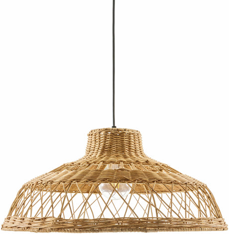 Bailleval Dark Brown Rattan Pendant